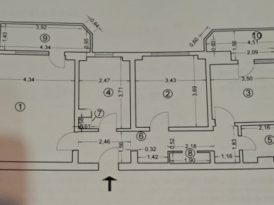 Apartament 3 camere, bloc din 1978/ Drumul Taberei