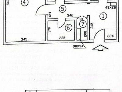 2 camere în Titulescu bloc 1979