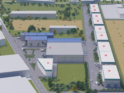 Parc Logistic format din 14 hale partial inchirate | Popești-Leordeni